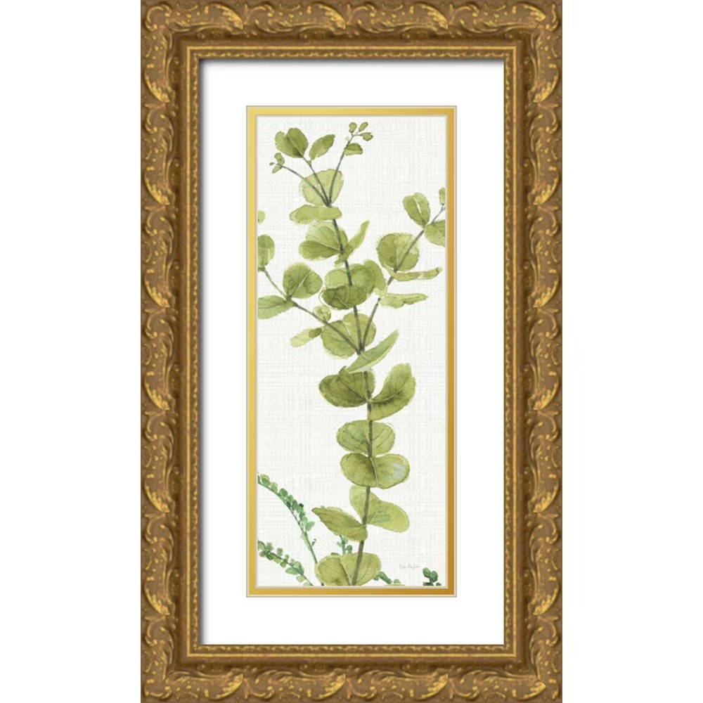 10x18 Gold Ornate Wood Framed Museum Art Print O971