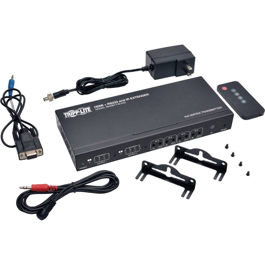 HDBaseT HDMI Over Cat5e Cat6 Cat6a Extender with Serial and IR Control 4K x 2K 70m 230ft N2033