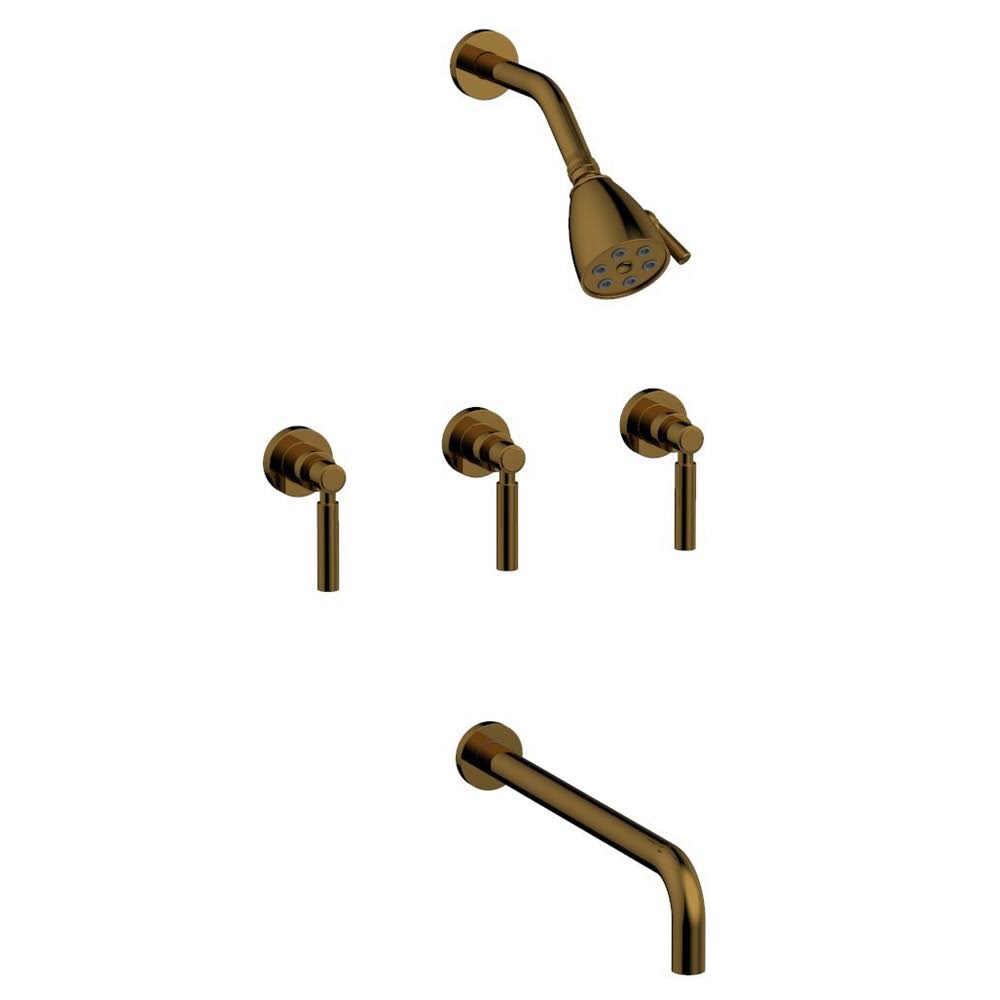 Thermostatic Tub and Shower Set in Satin White Y59984