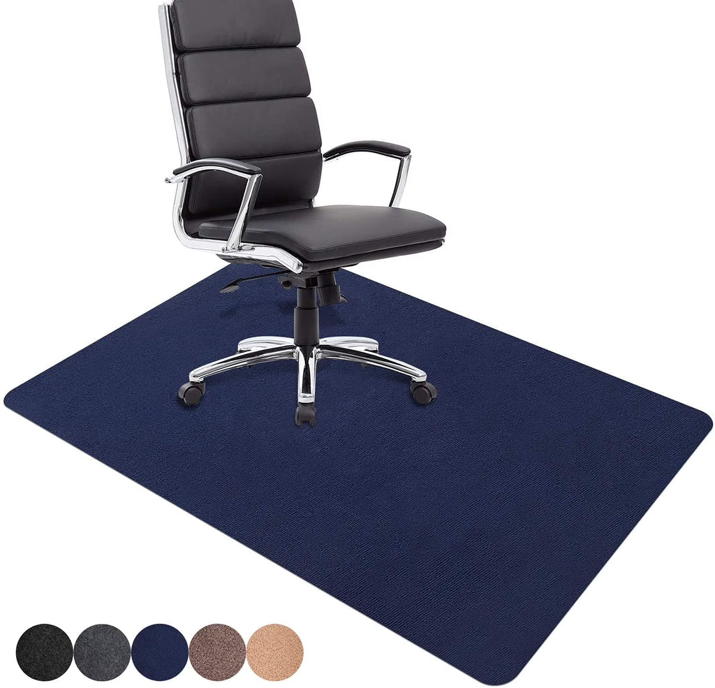 Blue PVC Desk Chair Mat L93078
