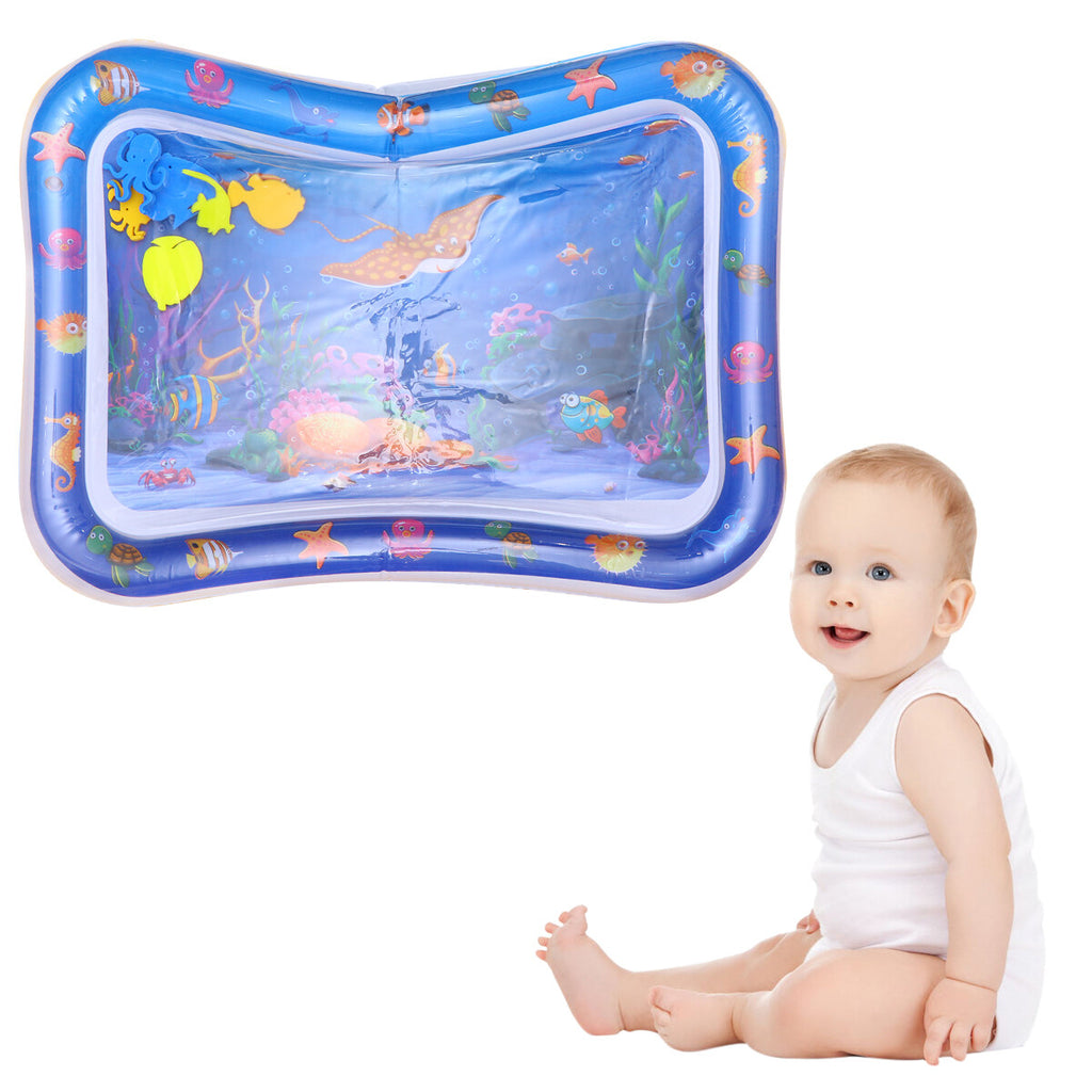 Inflatable Crawling Cushion Water Play Mat (Blue) W475253
