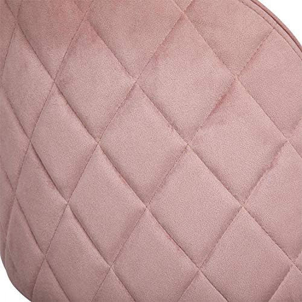 Pink Velvet Accent Chairs Set of 2 Z586