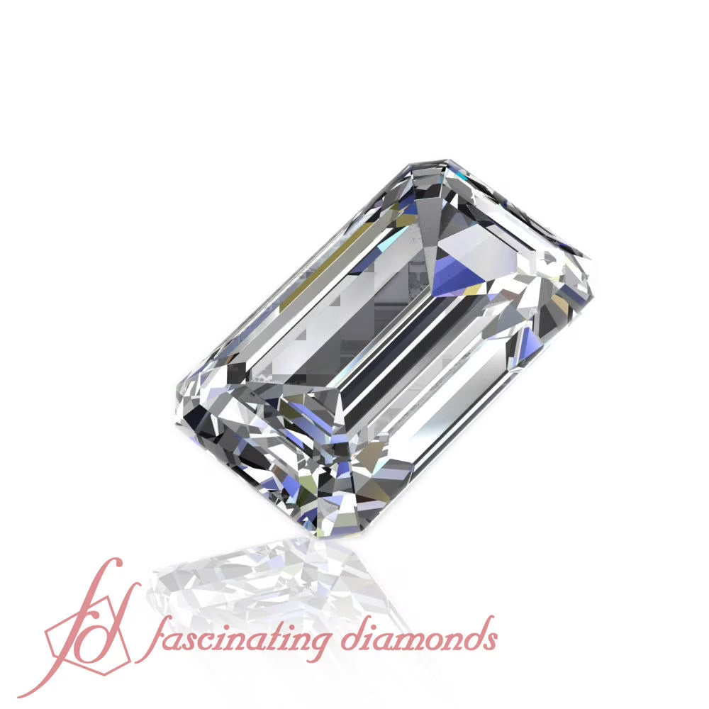 Emerald Cut Real Diamond I1484
