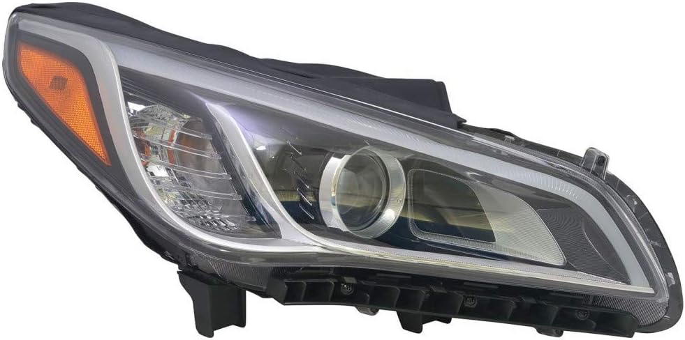 Passenger Side HID Headlight for Hyundai Sonata 2015 2016 W2977