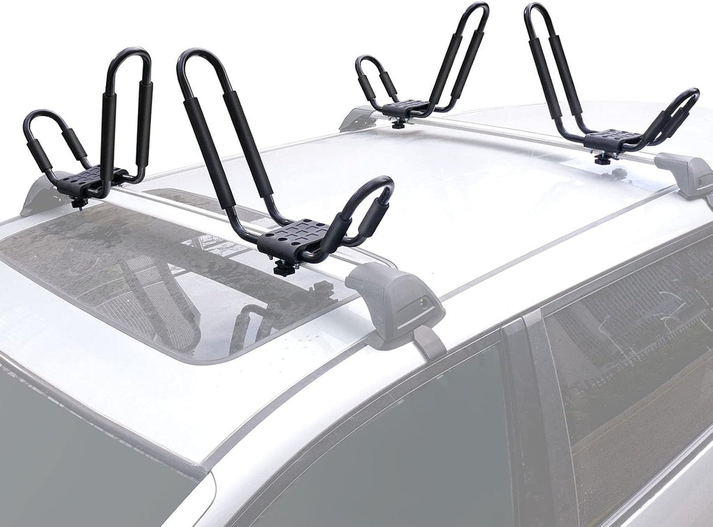Black Rooftop Kayak Rack 4pcs/Set S43720