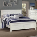California King Panel Bed in White Y969924