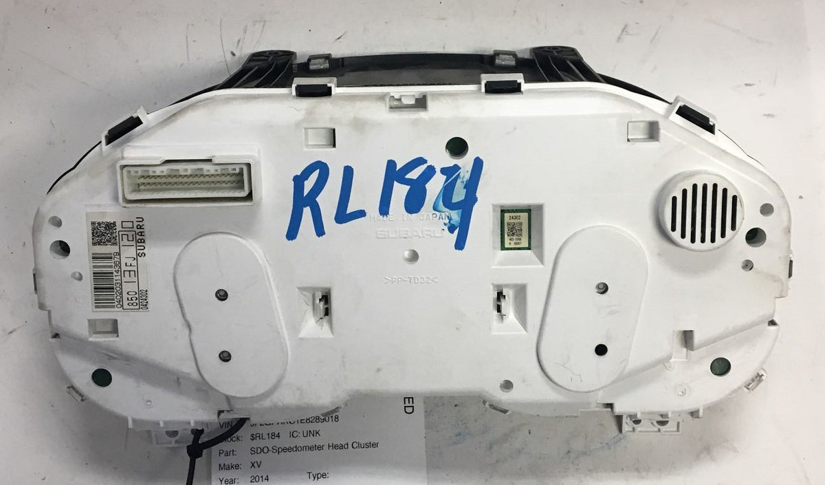 14 Subaru XV Crosstrek Speedometer Cluster 44k Miles OEM I951120