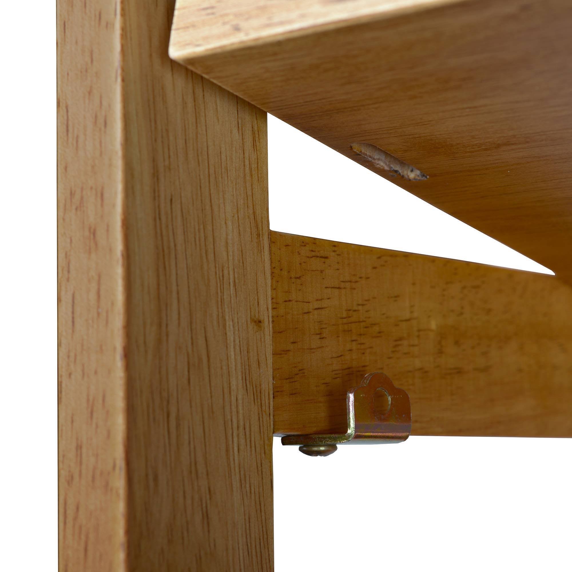 34x22 Medium Oak Folding Bookcase F23140