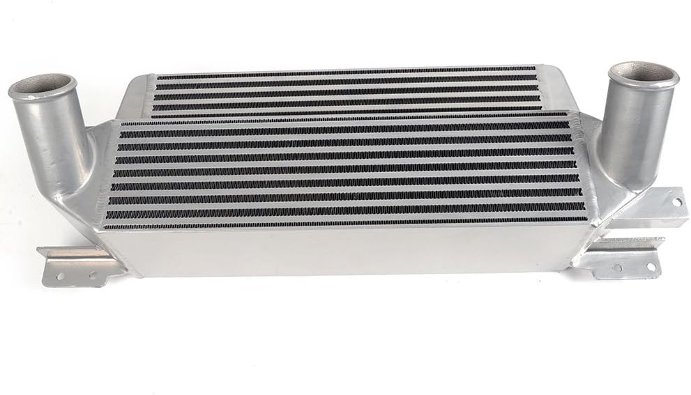 Aluminum Front Mount Intercooler for Ford Mustang 2.3L EcoBoost 2015 2016 2017 Silver Y508844