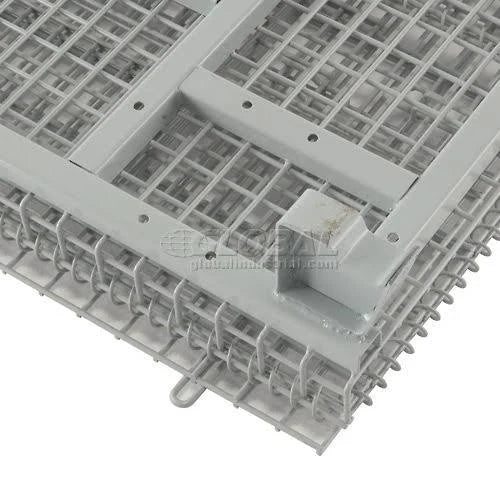 Folding Wire Container, 4000 lb Capacity U41117