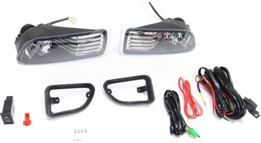 Pair Halogen Fog Light Assembly with Clear Lens J246196
