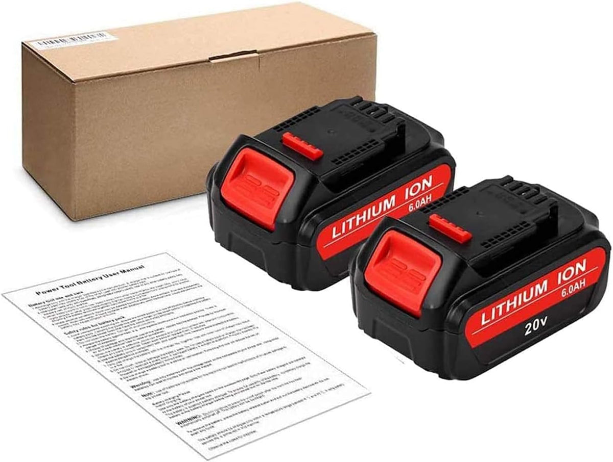 6.0Ah Replacement Battery 20V Max Lithium 2-P Pack G947