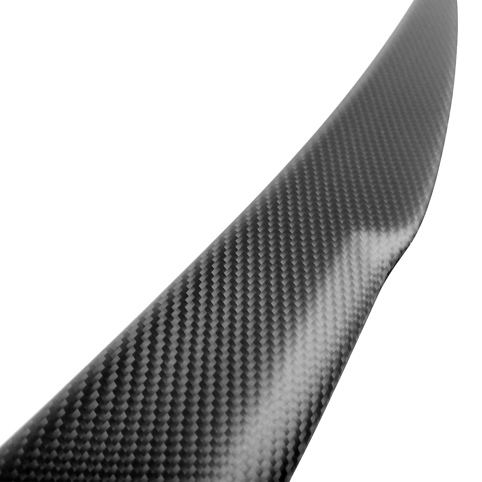 Matte Carbon Fiber Trunk Spoiler for Tesla Model S A450