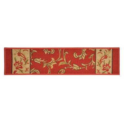Red Rectangle Stair Tread B586779
