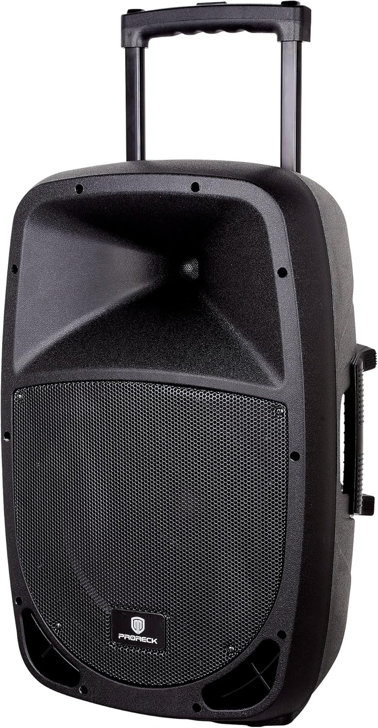 12-Inch 500 Watt Powered DJ/PA Speaker with Bluetooth and Wireless Microphones G792203