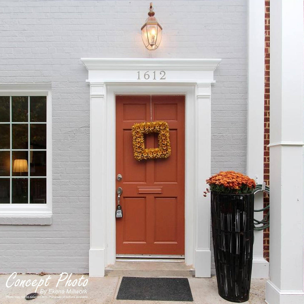 Flat Panel PVC Pilaster with Capital and Base (Pair) S98104
