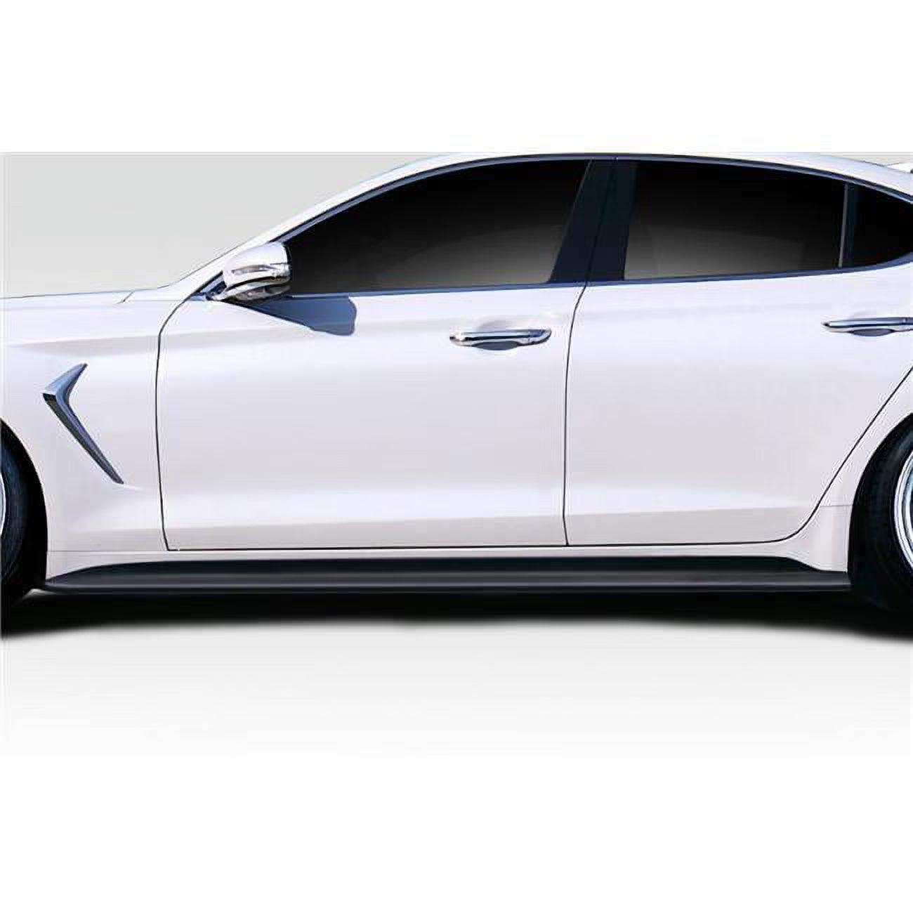 Side Skirts Rocker Panels Car Body Kit 2 Piece U66898