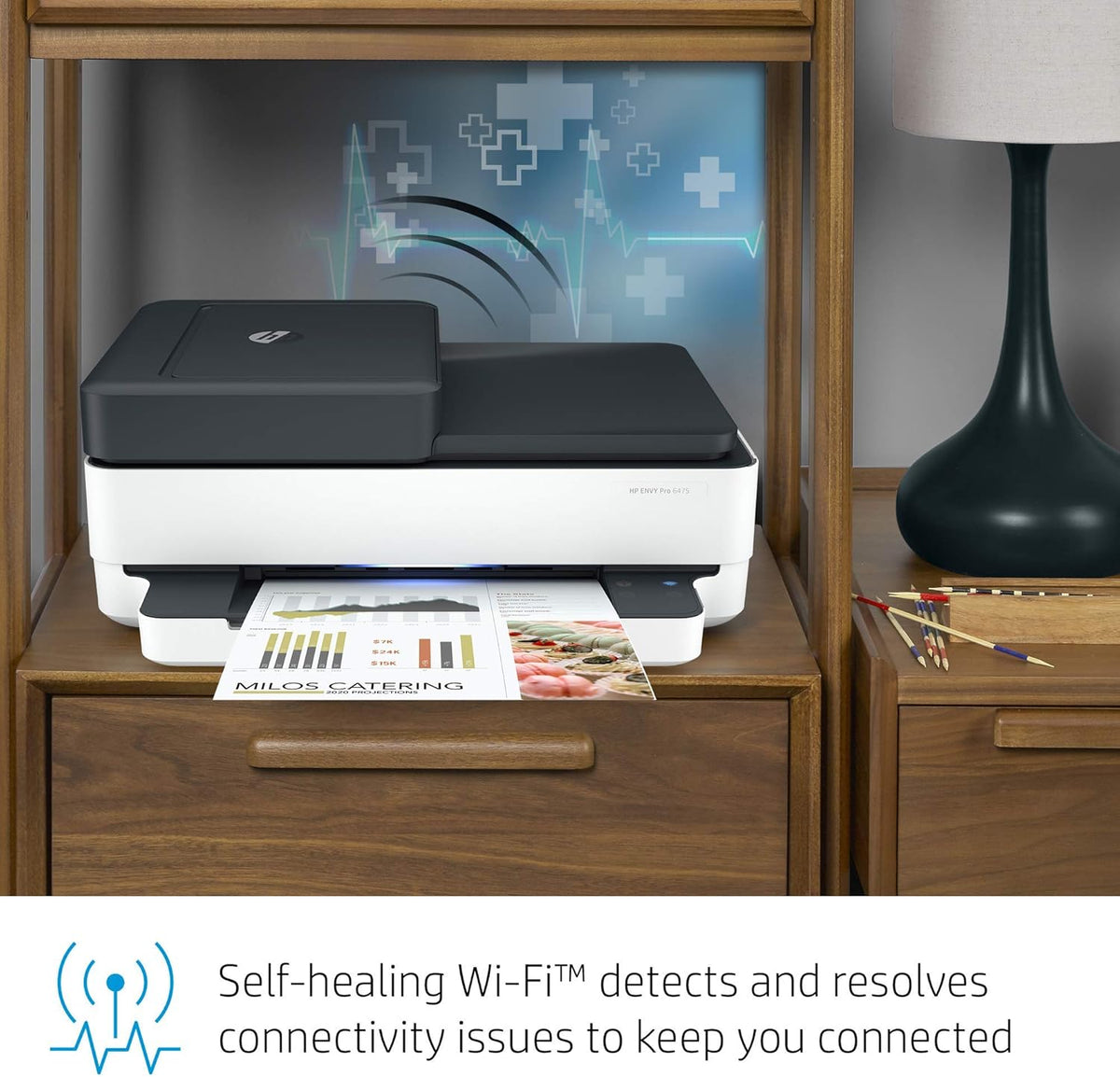 HP Envy Pro 6475 Wireless All-in-One Printer (Renewed) A4798