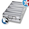 Glazed 4-loaf Crimped Crust Bread Pan B935