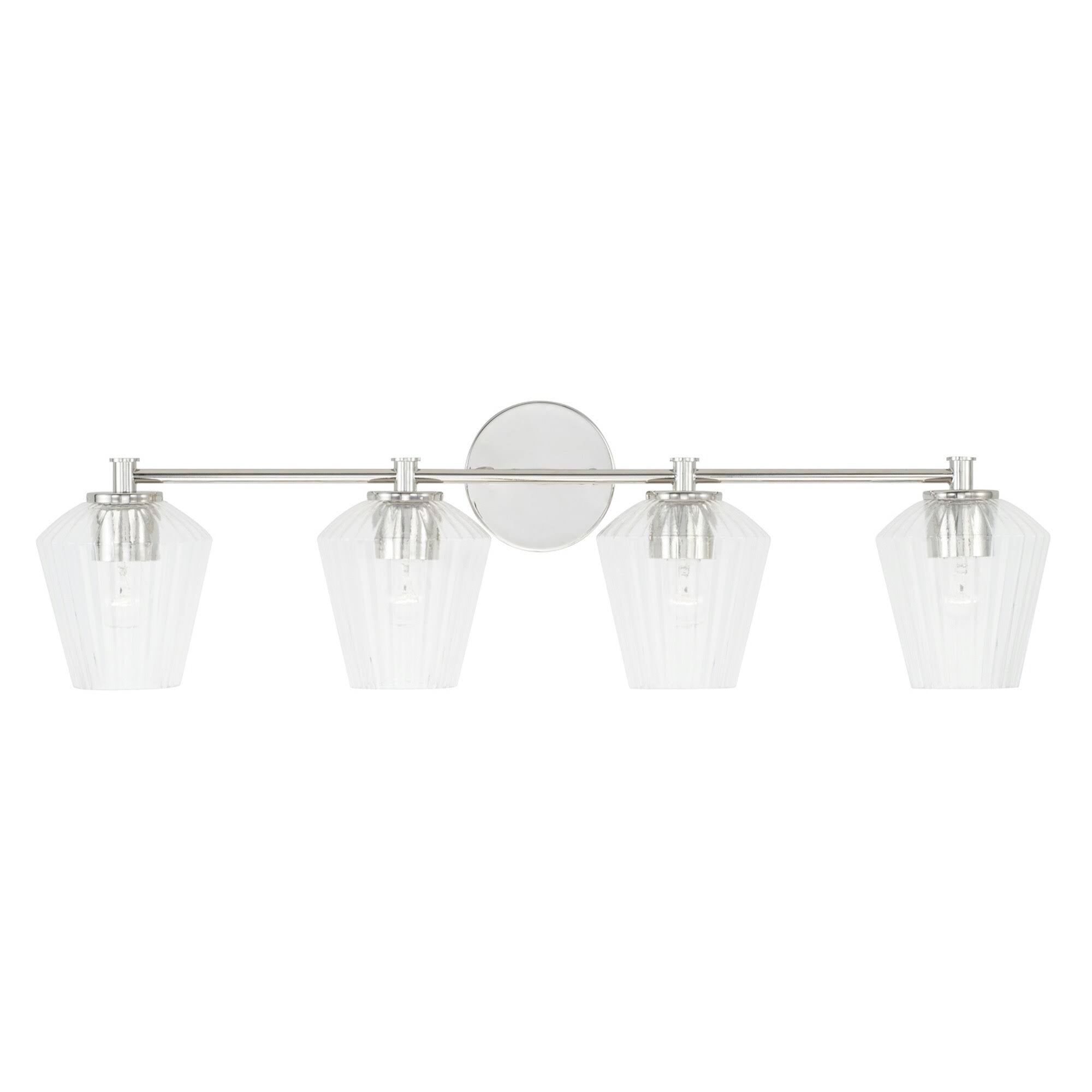 Matte Black 4 Light Bath Vanity K4117