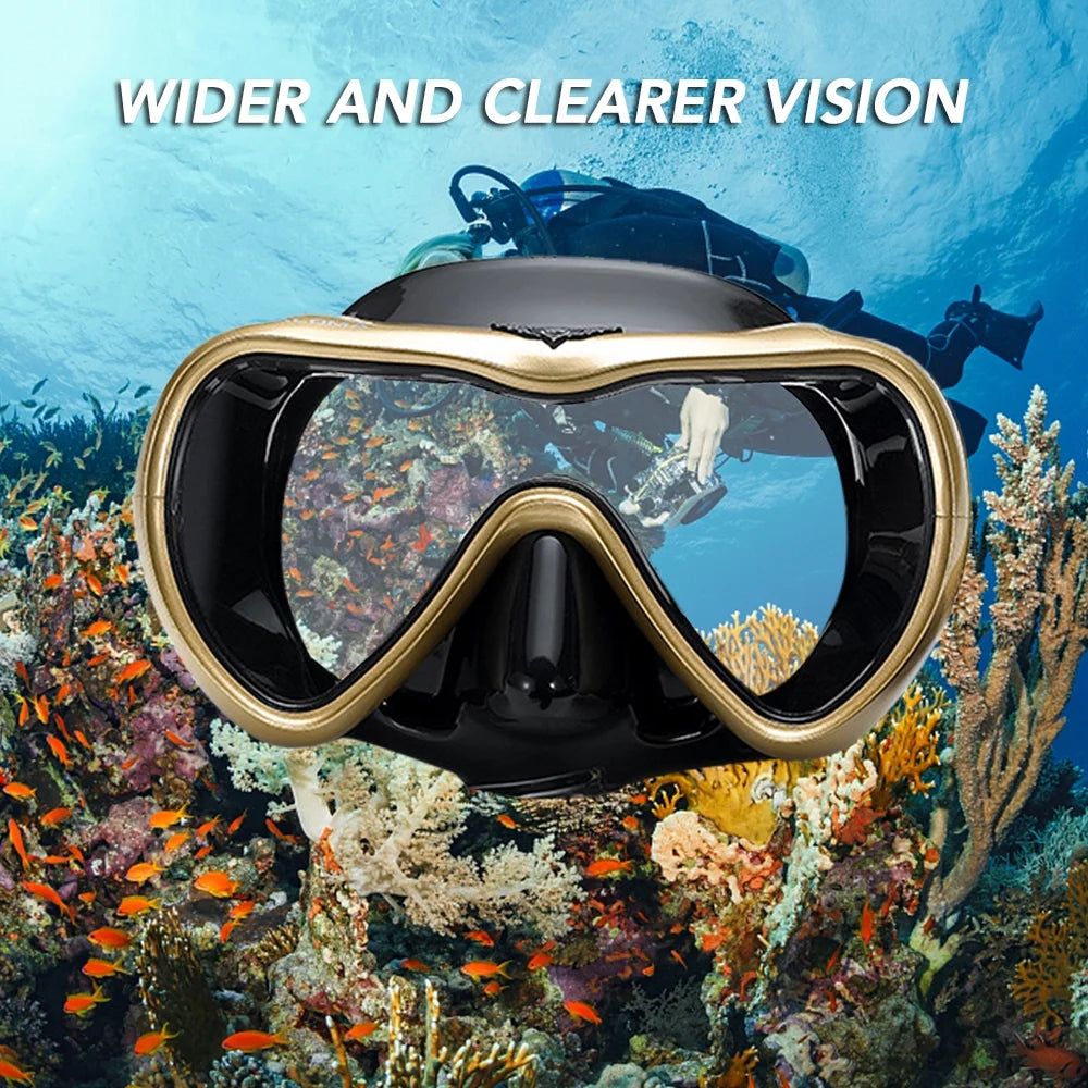 Dry Snorkel Set with Anti-Fog Diving Mask W2887