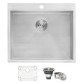 Topmount Laundry Utility Sink Stainless Steel F7729