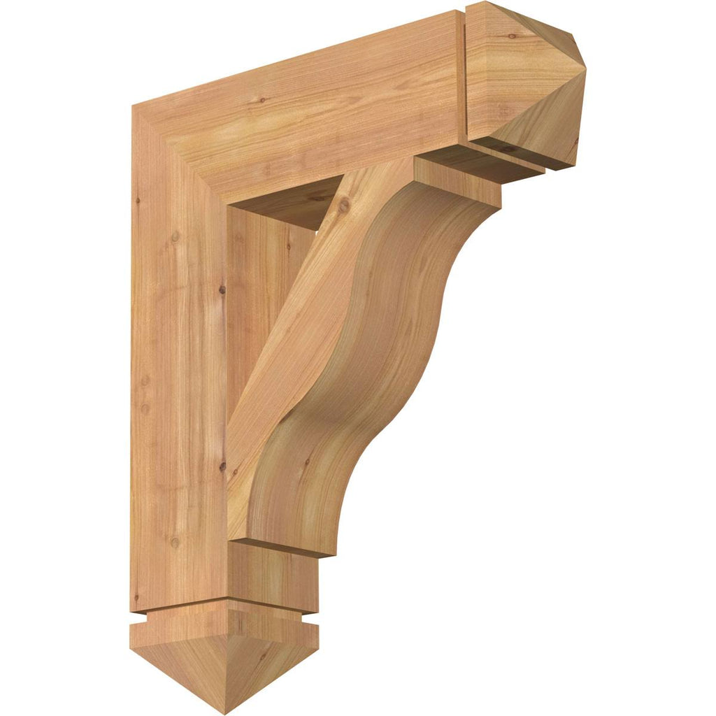 Western Red Cedar Smooth Bracket B28618