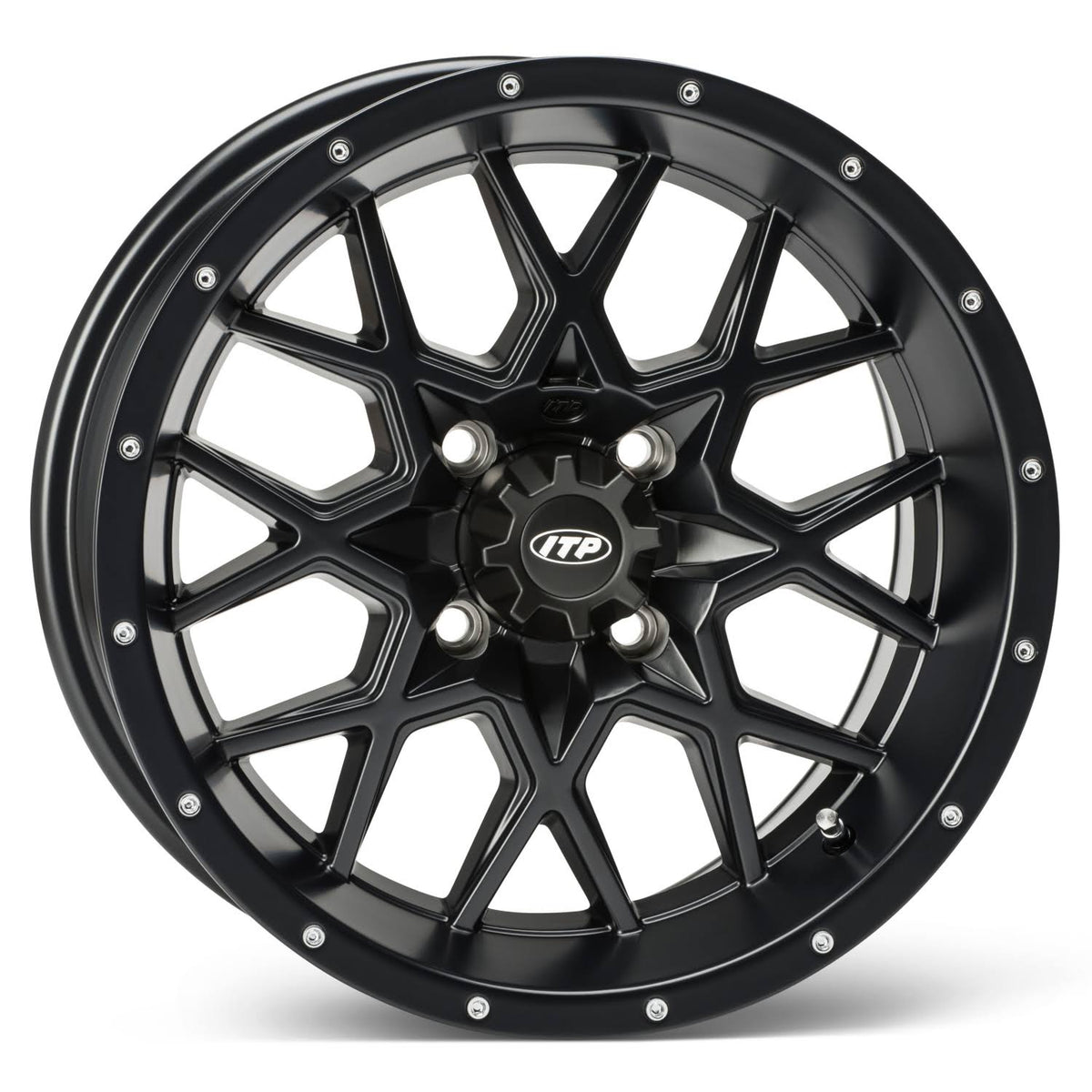 Matte Black 16x7 Wheel O6195