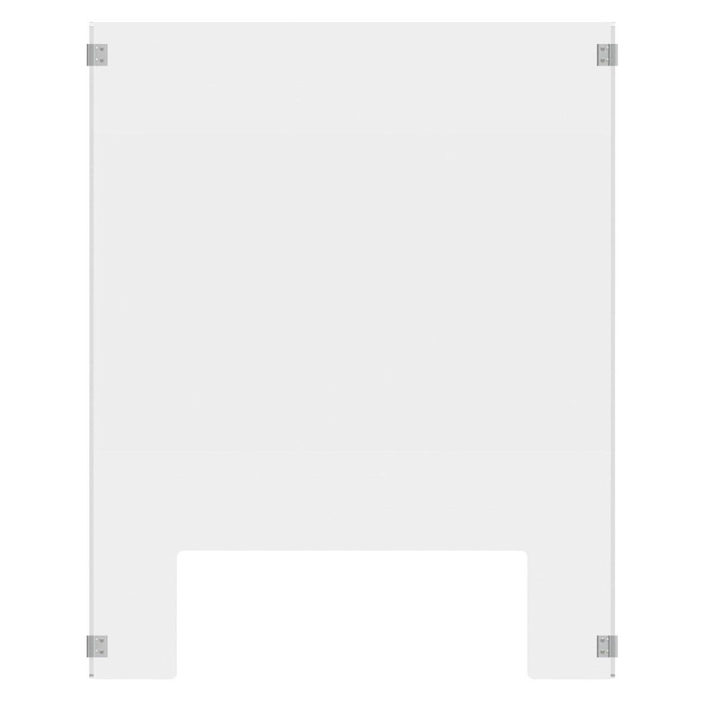 Clear Sneeze Guard Counter Partition Screen W12969