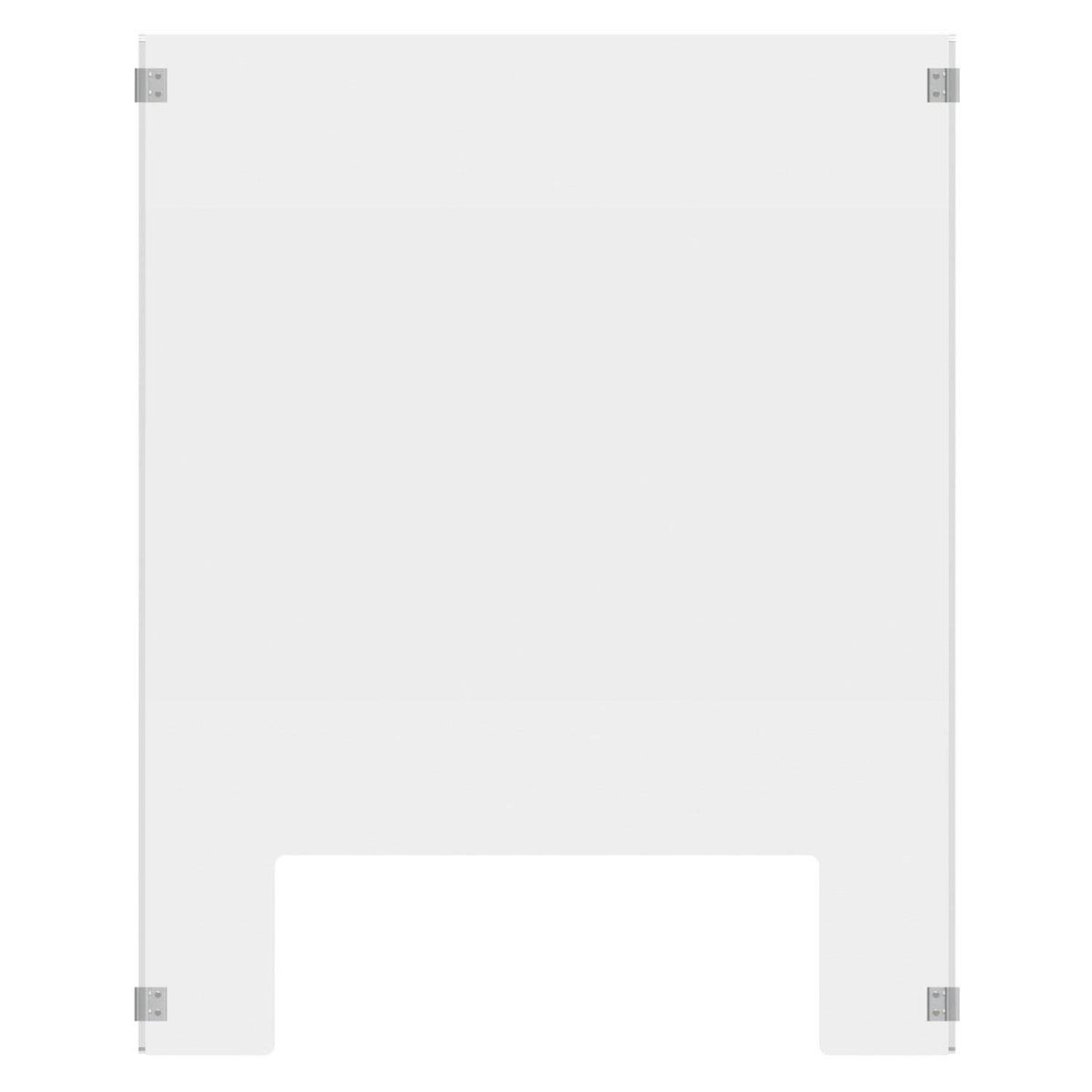 Clear Sneeze Guard Counter Partition Screen W12969