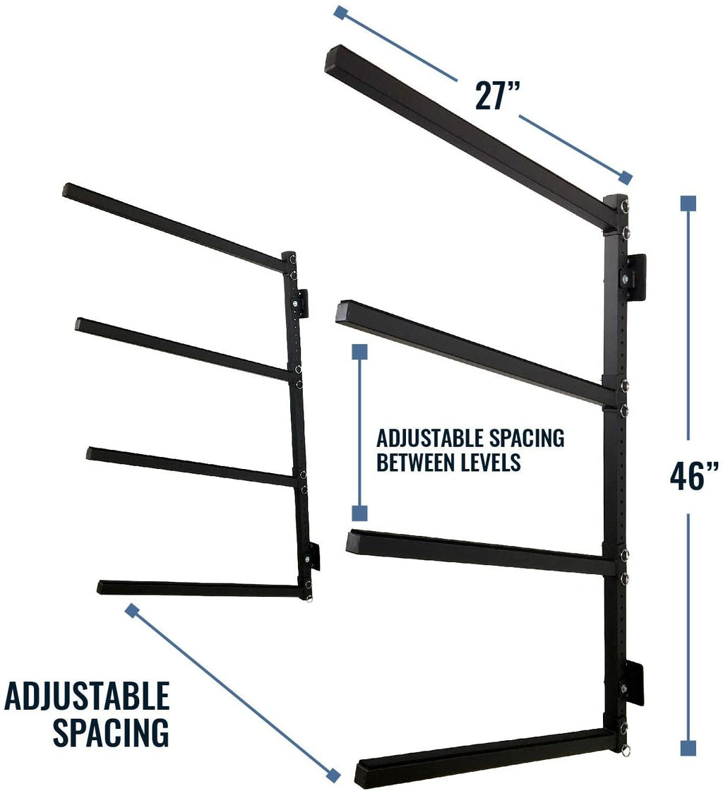 4 Kayak Wall Mounted Storage Rack Y1752