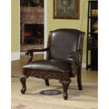 Dark Cherry Accent Chair A1267