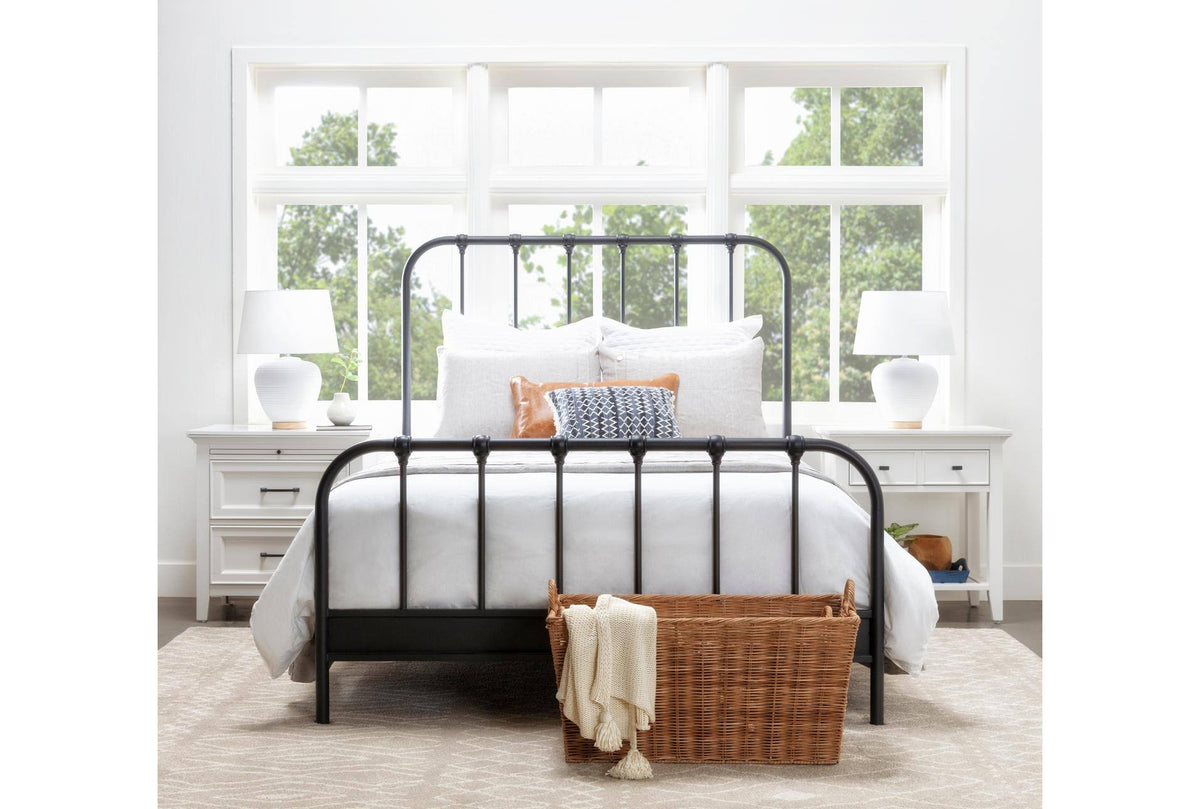 California King Metal Panel Bed G9027