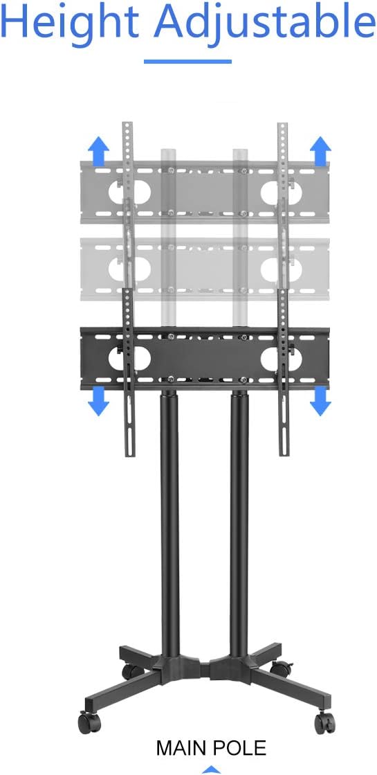 Rolling TV Stand Mount Cart with Wheels for 32-70 inch TVs I99609