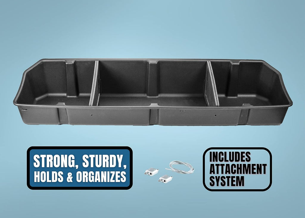 Under Seat Storage Box for Ford F-150 SuperCrew and SuperDuty Crew Cab A6223