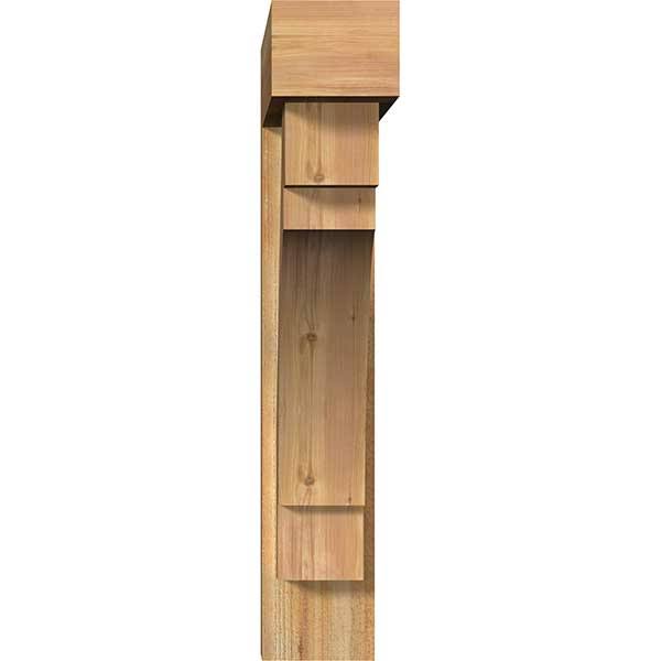Rough Sawn Western Red Cedar Bracket with Offset Brace X97560