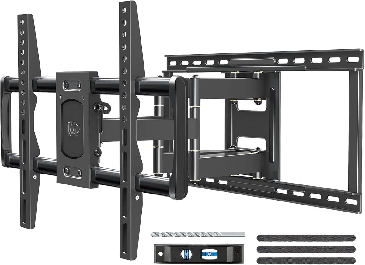 Full Motion TV Wall Mount Bracket for 42-75 Inch TVs, Max VESA 600x400mm, 132 lbs L704