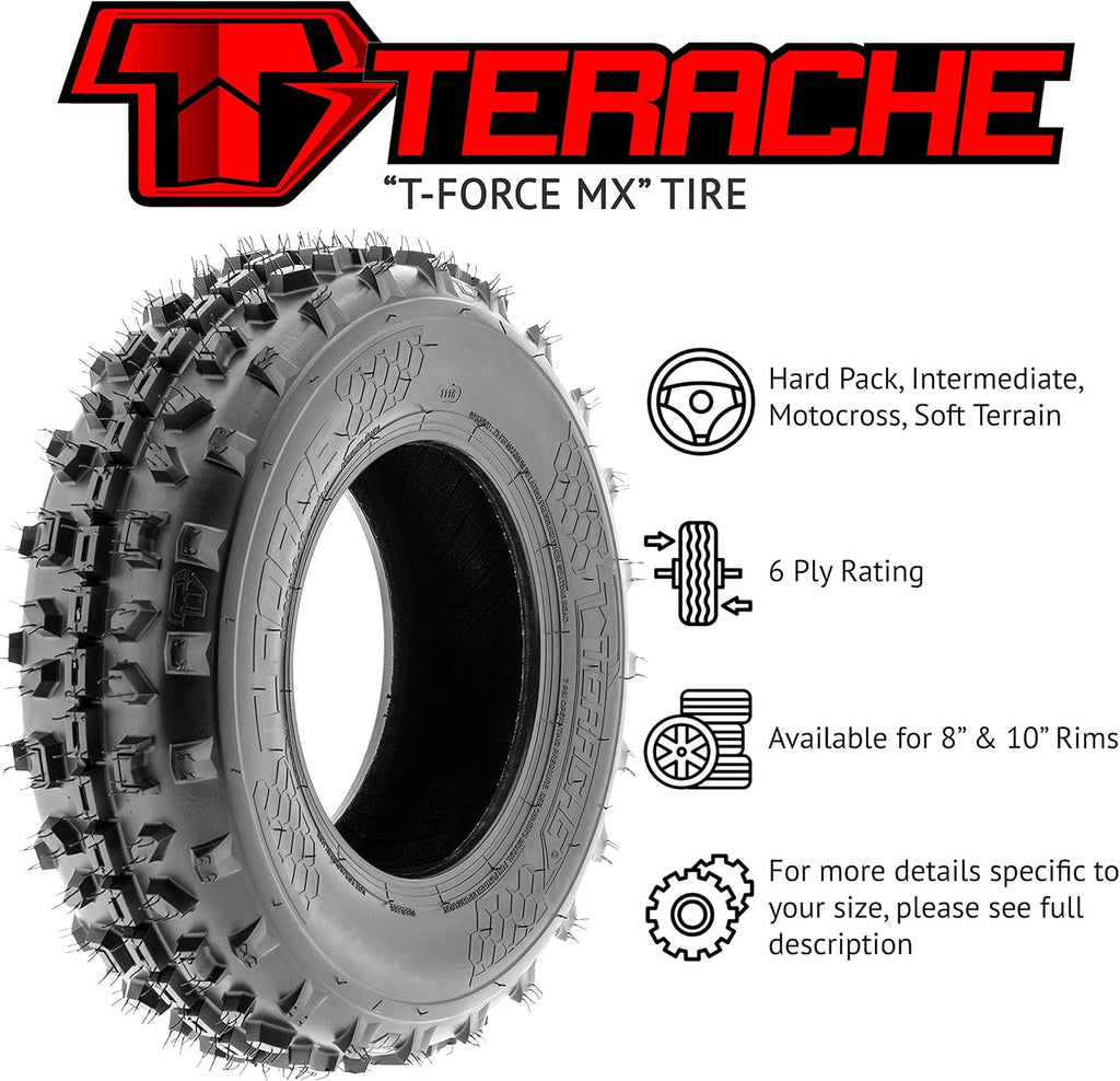 20x6-10 18x10-8 ATV UTV Tires 6 PR Tubeless O733947