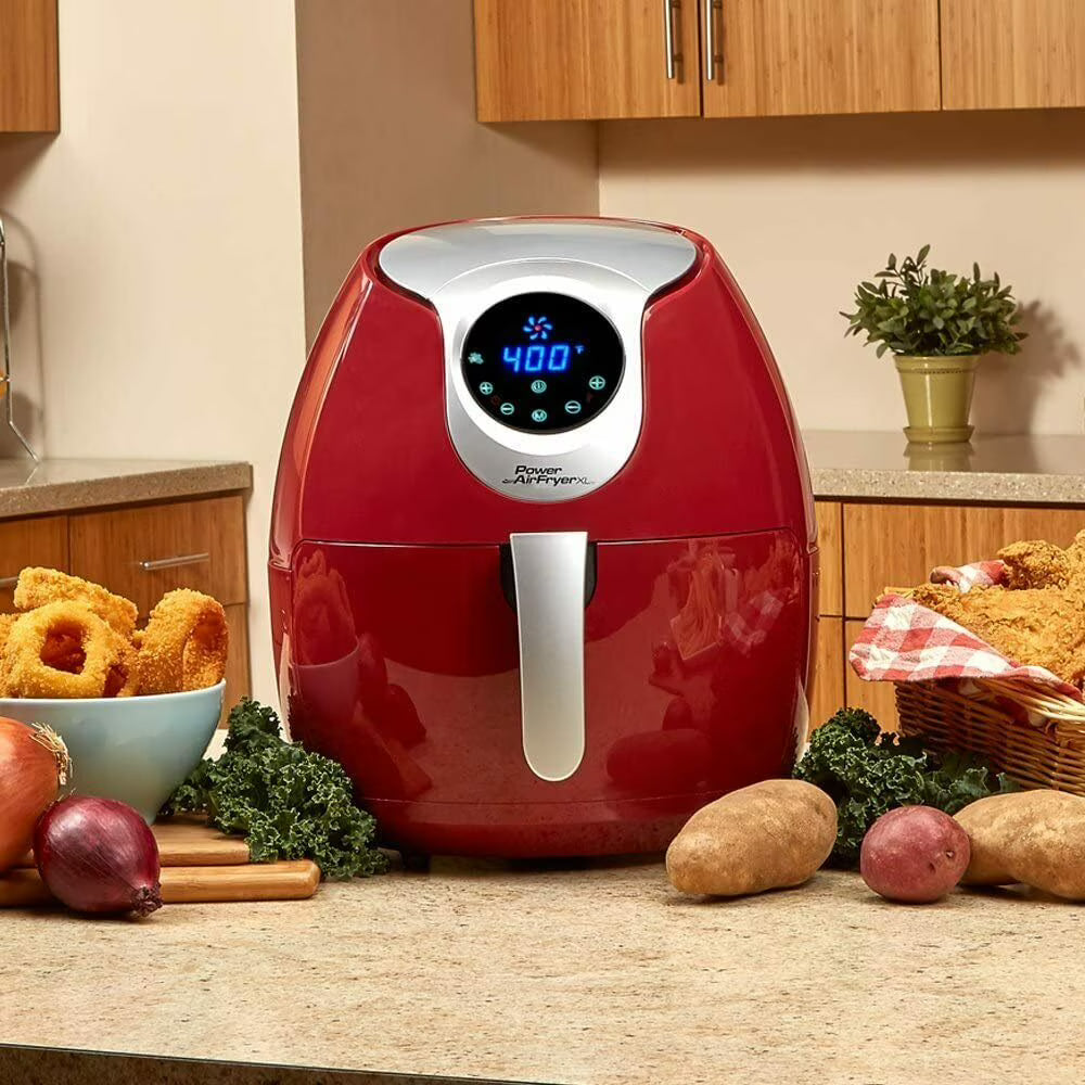 5.3 QT Digital Electric Air Fryer Oven Red K7208