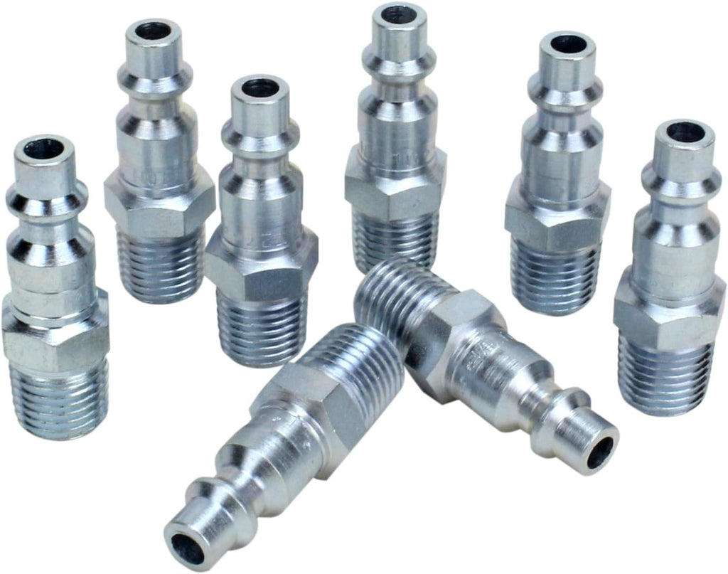 Brass Kwik Change Couplers and Case Hardened Steel Plugs, 1/4" NPT, Pack of 2 R38180