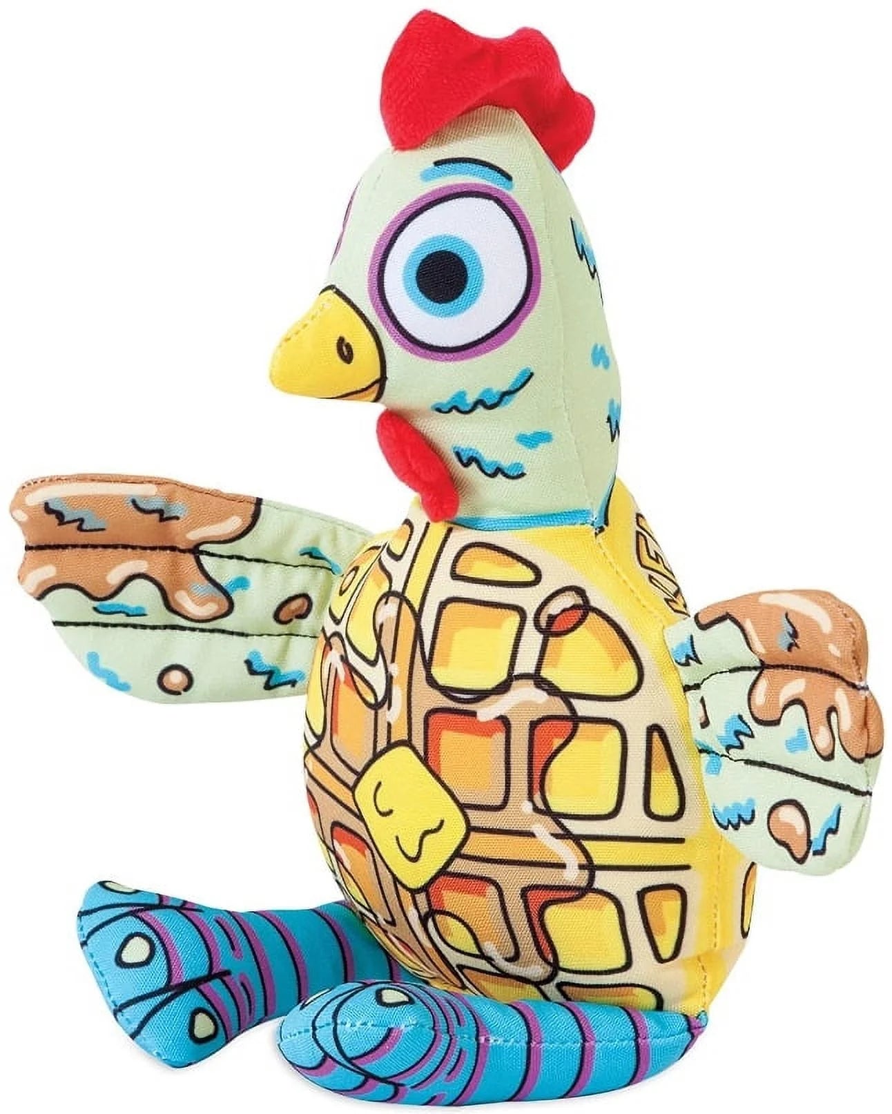Chicken 'n Waffles Dog Toy Q5773