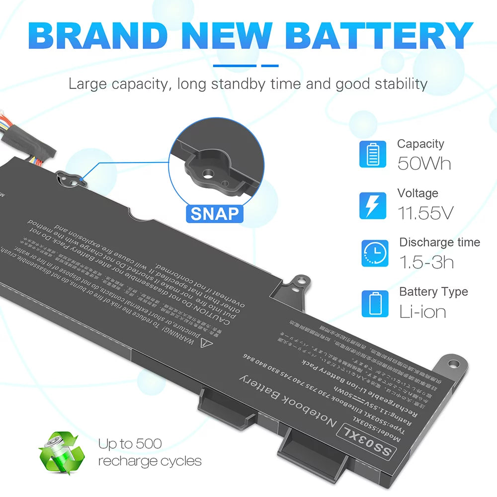 Battery for Hp EliteBook Q589