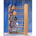 Solid Oak 5 Row CD Rack R426406