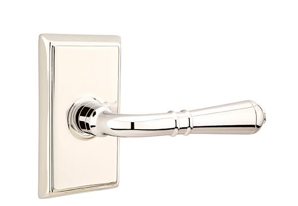 Polished Nickel Passage Lever Set N44725