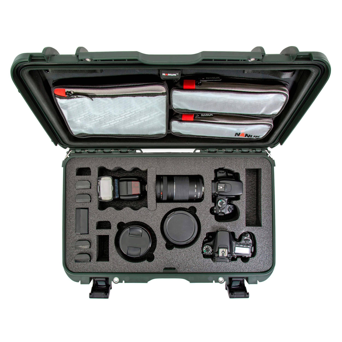 Yellow DSLR Camera Case with Lid Organizer B69522