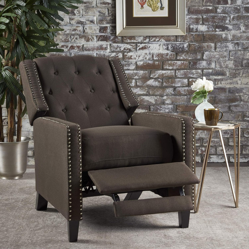 Traditional Fabric Recliner W88051