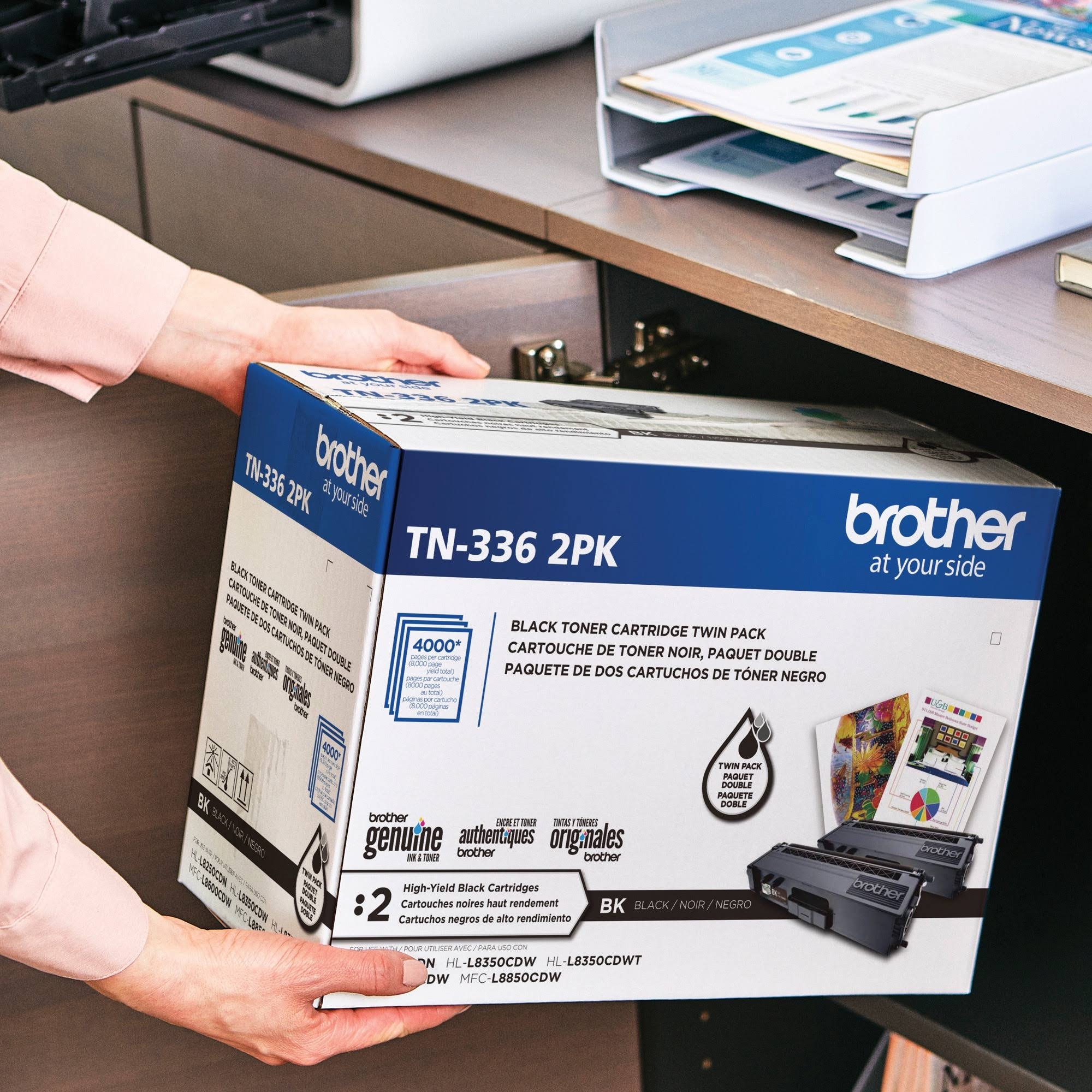 Black Toner Cartridge 2 Pack J384