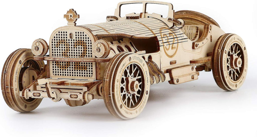 3D Wooden Puzzle Model Car Kit 1:16 Scale Pack of 2 I8216