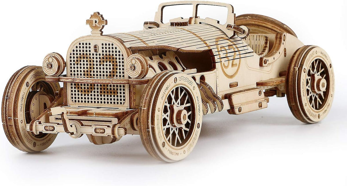 3D Wooden Puzzle Model Car Kit 1:16 Scale Pack of 2 I8216