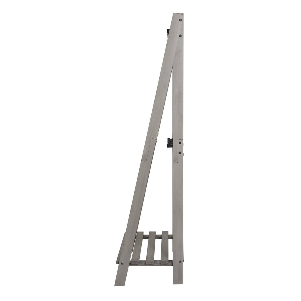 Grey Solid Wood Hall Tree U86268